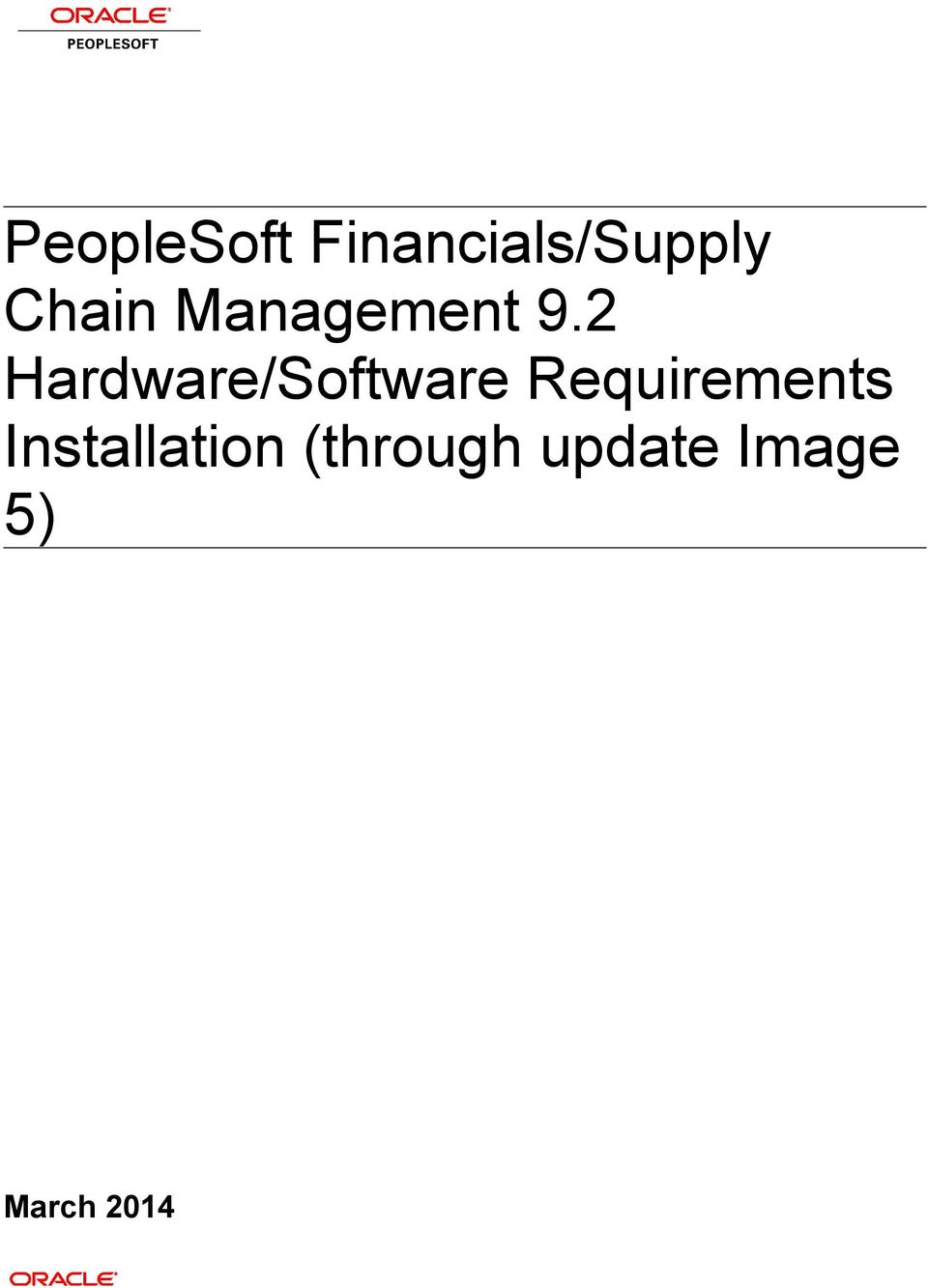2 Hardware/Software Requirements