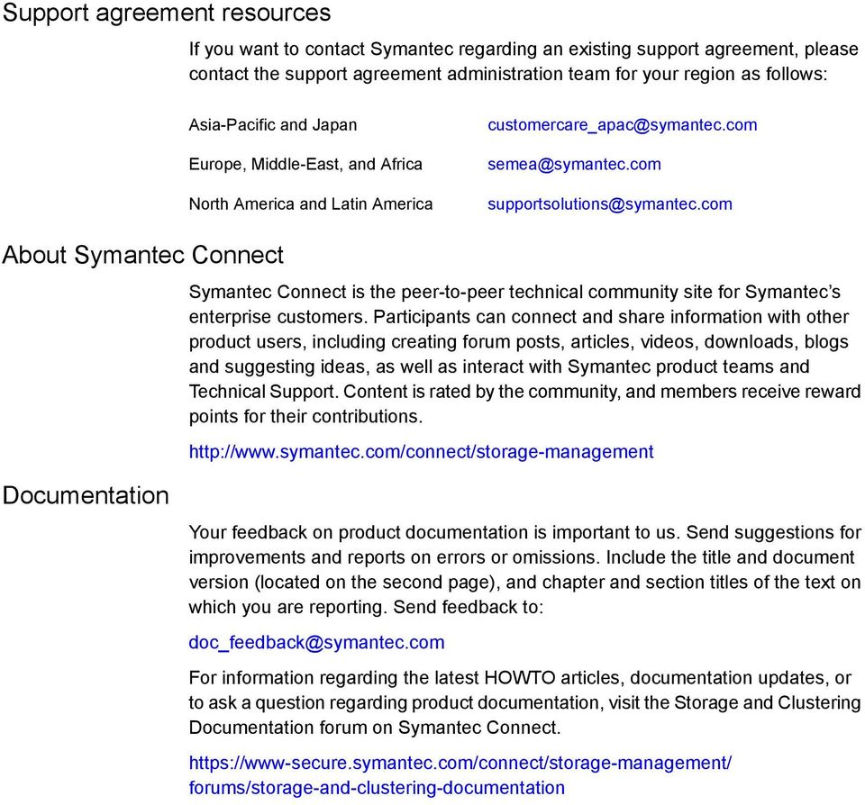 com About Symantec Connect Symantec Connect is the peer-to-peer technical community site for Symantec s enterprise customers.