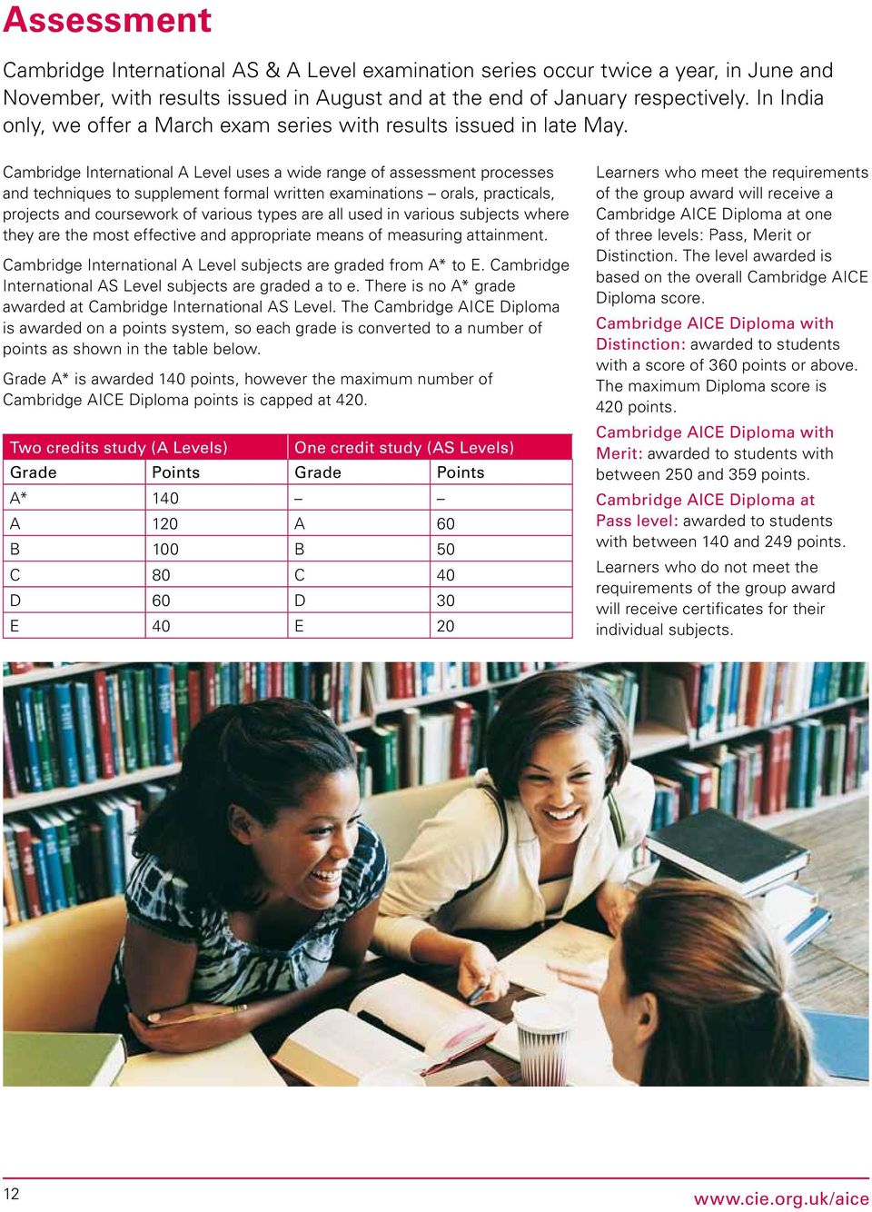 Cambridge International A Level uses a wide range of assessment processes and techniques to supplement formal written examinations orals, practicals, projects and coursework of various types are all