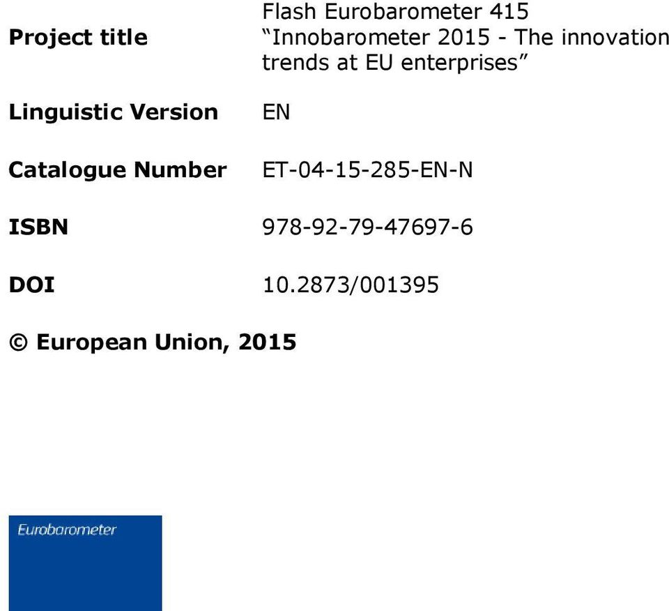 trends at EU enterprises EN ET-04-15-285-EN-N ISBN