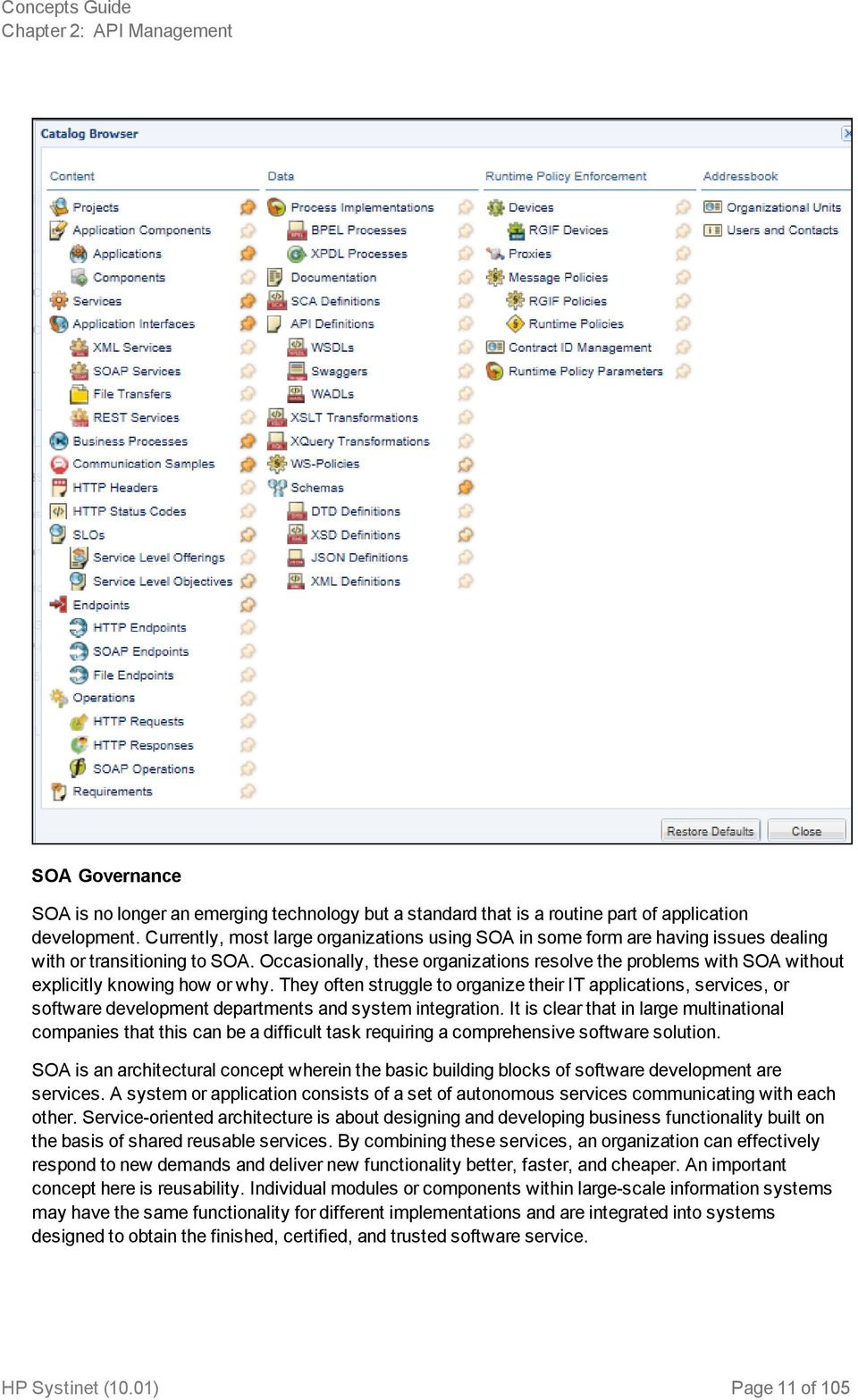 Occasionally, these organizations resolve the problems with SOA without explicitly knowing how or why.