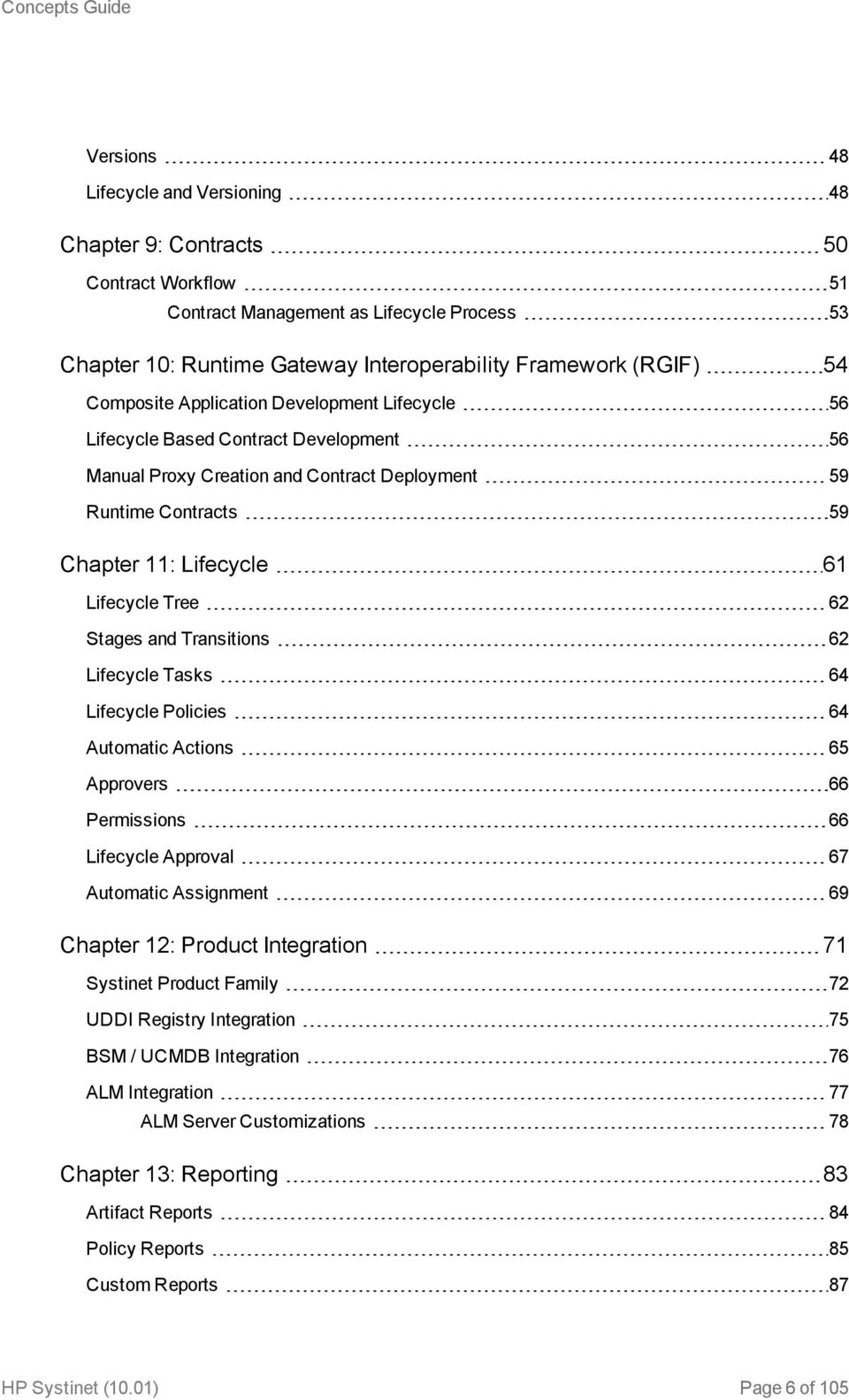 Stages and Transitions 62 Lifecycle Tasks 64 Lifecycle Policies 64 Automatic Actions 65 Approvers 66 Permissions 66 Lifecycle Approval 67 Automatic Assignment 69 Chapter 12: Product Integration 71