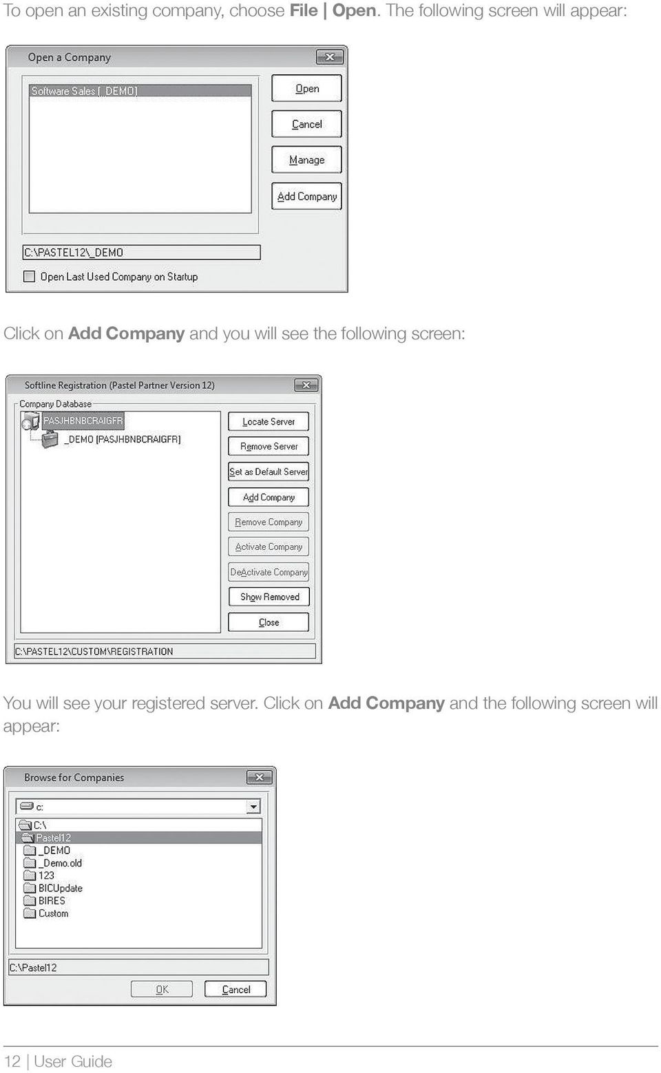 will see the following screen: You will see your registered