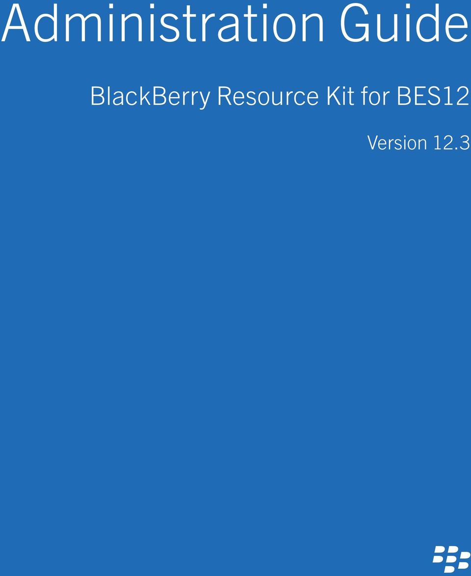 Resource Kit for