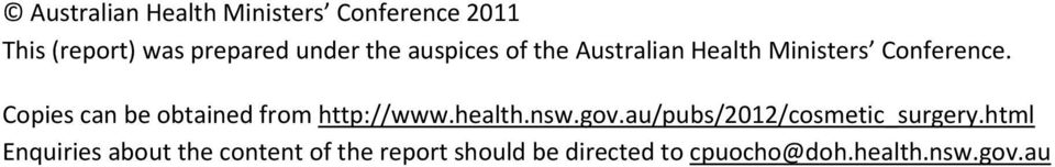 Copies can be obtained from http://www.health.nsw.gov.