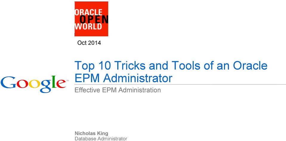 Effective EPM Administration