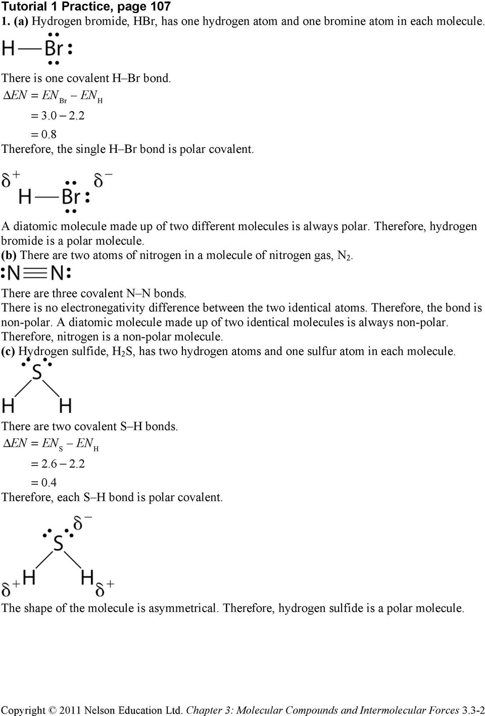 Section 24.24: Polar Bonds and Polar Molecules - PDF Free Download Inside Worksheet Polarity Of Bonds Answers