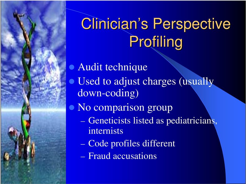 group Geneticists listed as pediatricians,