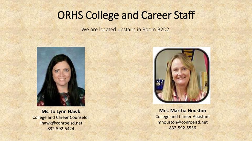 Jo Lynn Hawk College and Career Counselor