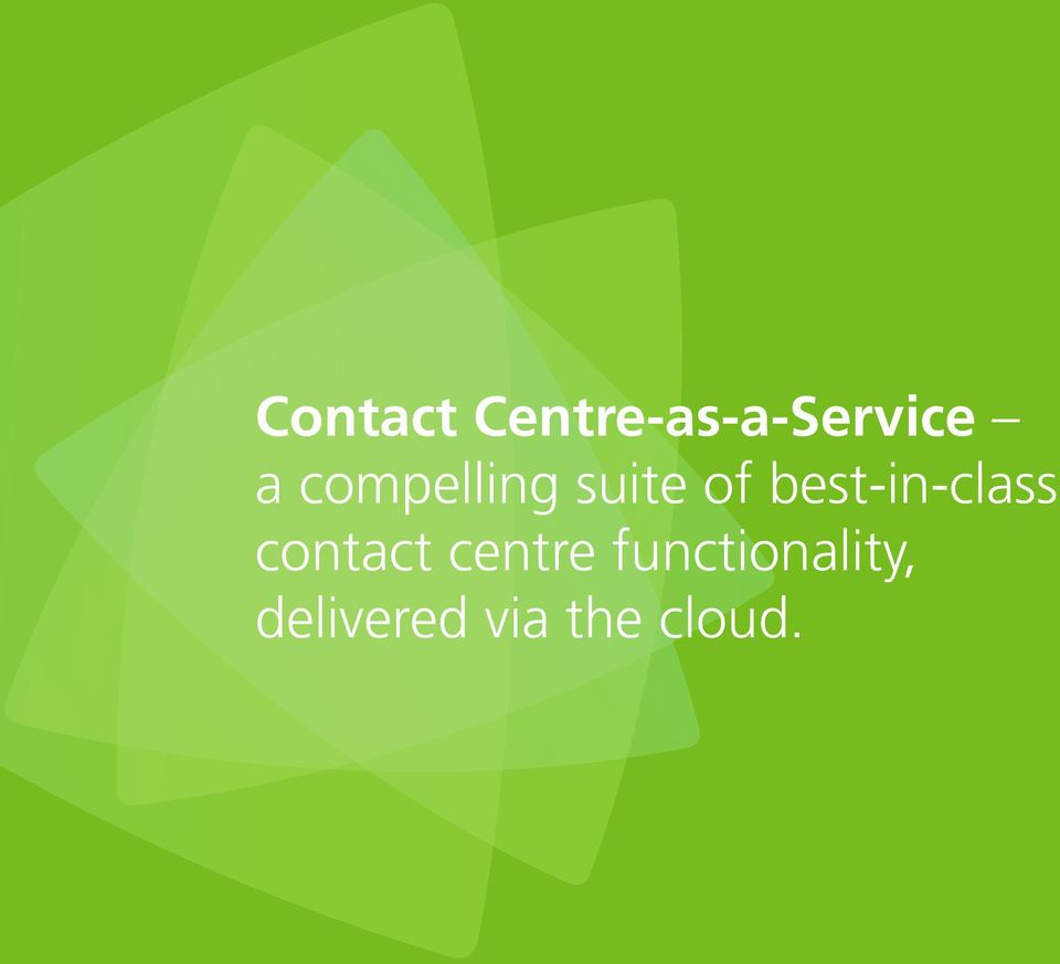 best-in-class contact centre
