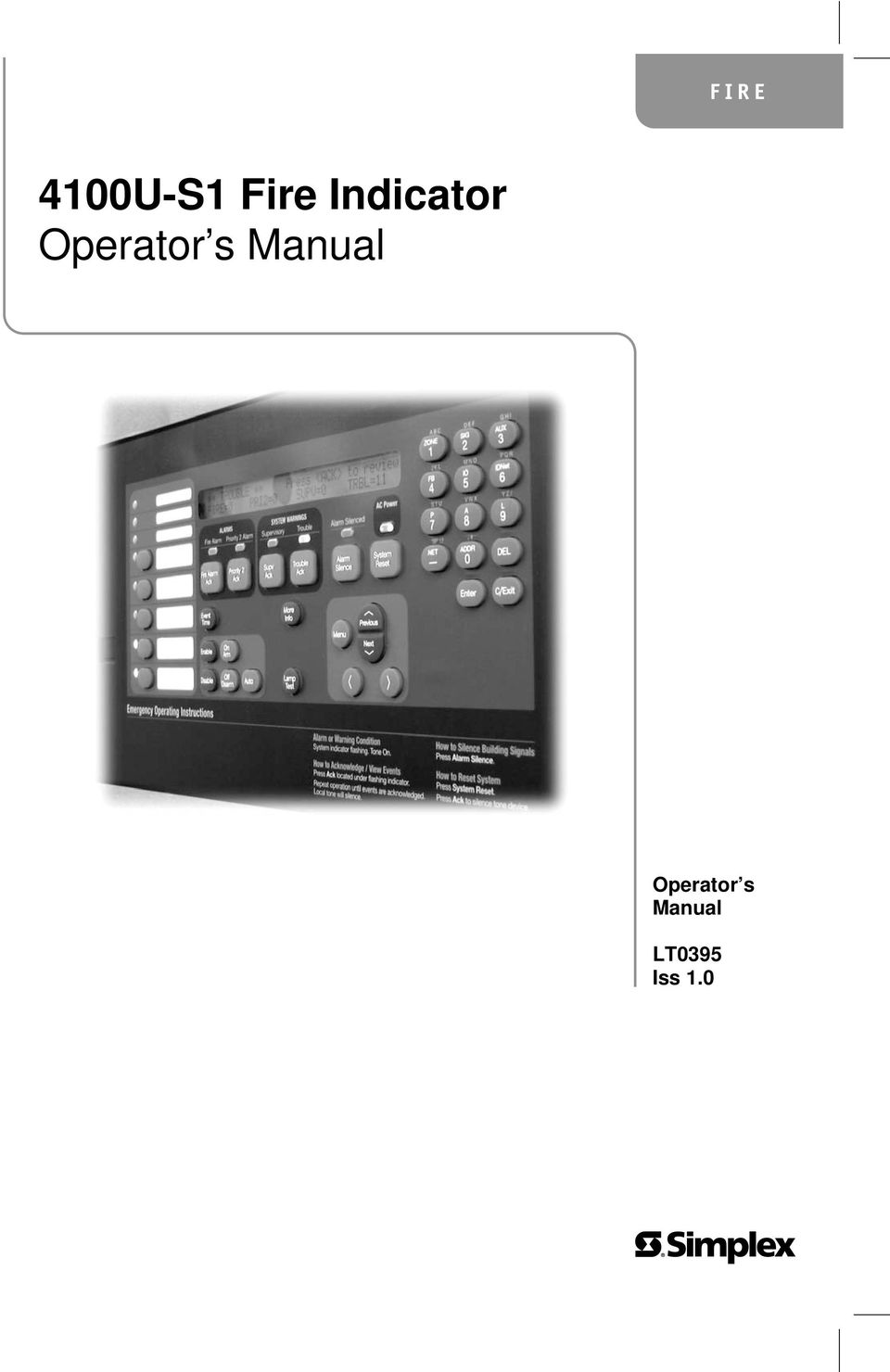 s Manual 4100U P l Fire Alarm