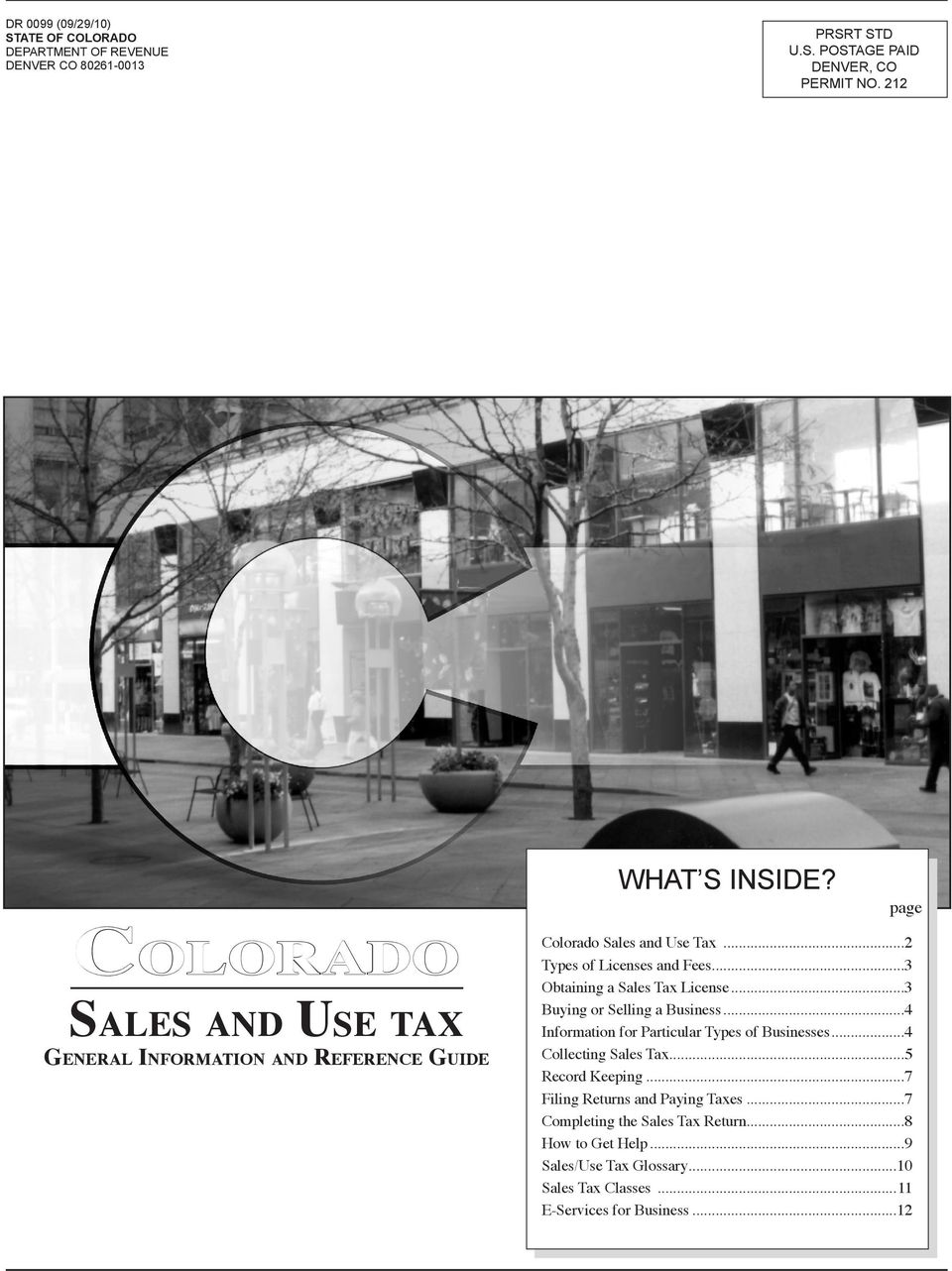 ..3 Obtaining a Sales Tax License...3 Buying or Selling a Business...4 Information for Particular Types of Businesses...4 Collecting Sales Tax...5 Record Keeping.