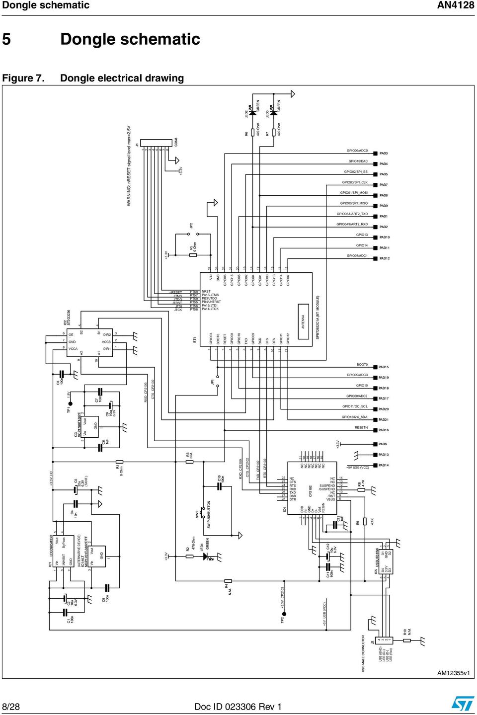5 Dongle schematic Figure