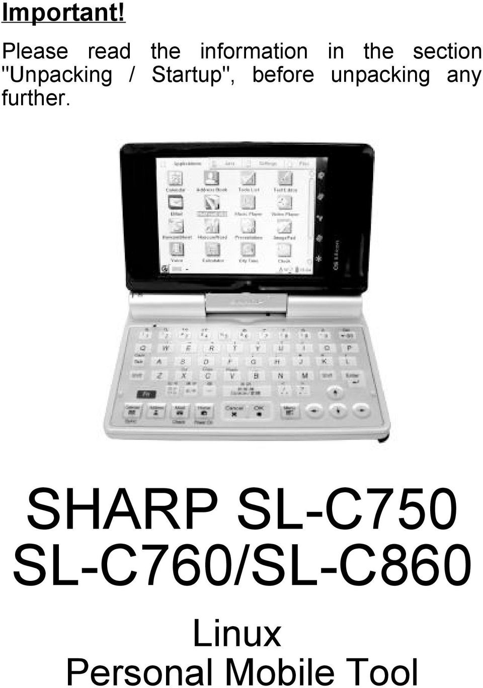SHARP SL-C750 SL-C760/SL-C860 - PDF Free Download