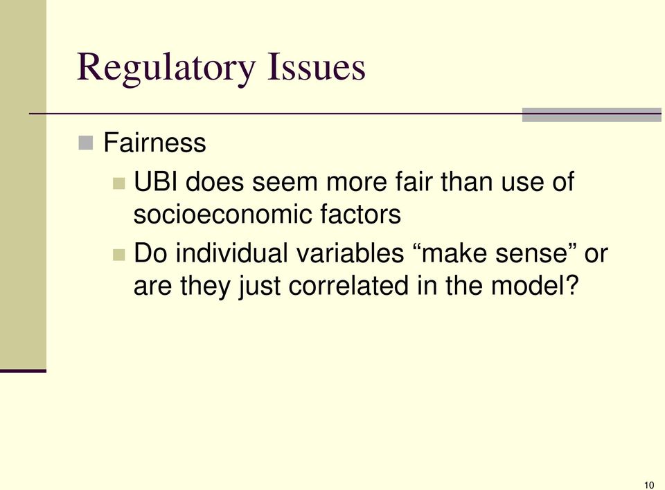 factors Do individual variables make