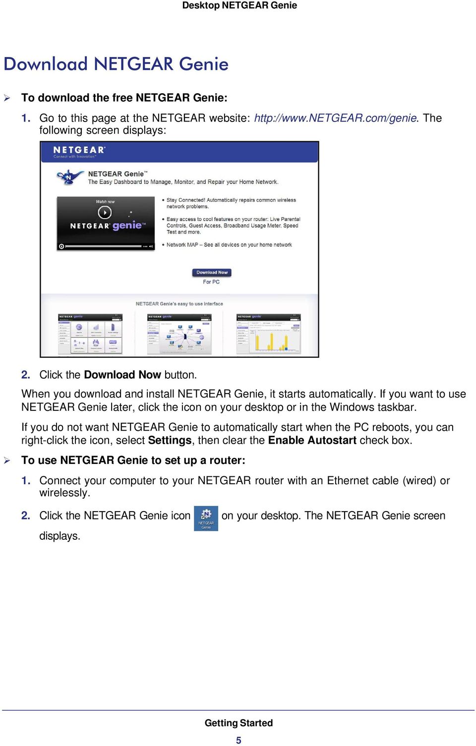 download free desktop netgear genie