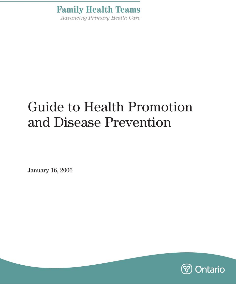 Care Guide to Health