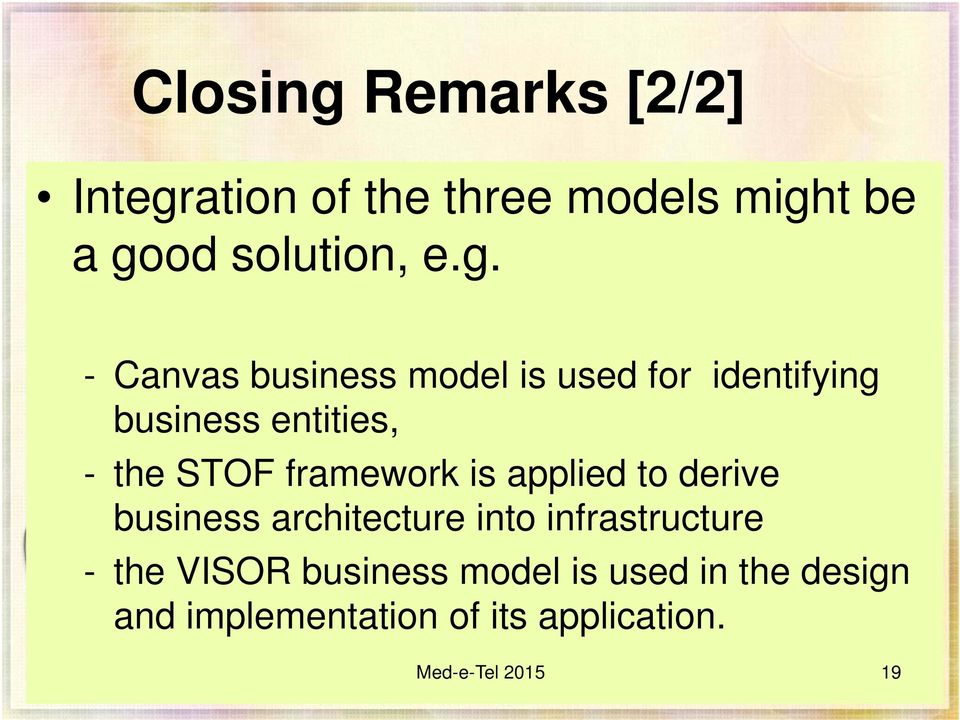 ation of the three models migh