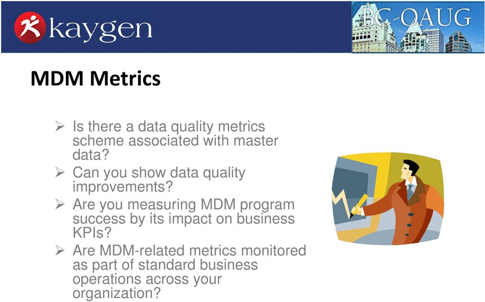 Are you measuring MDM program success by its impact on business KPIs?