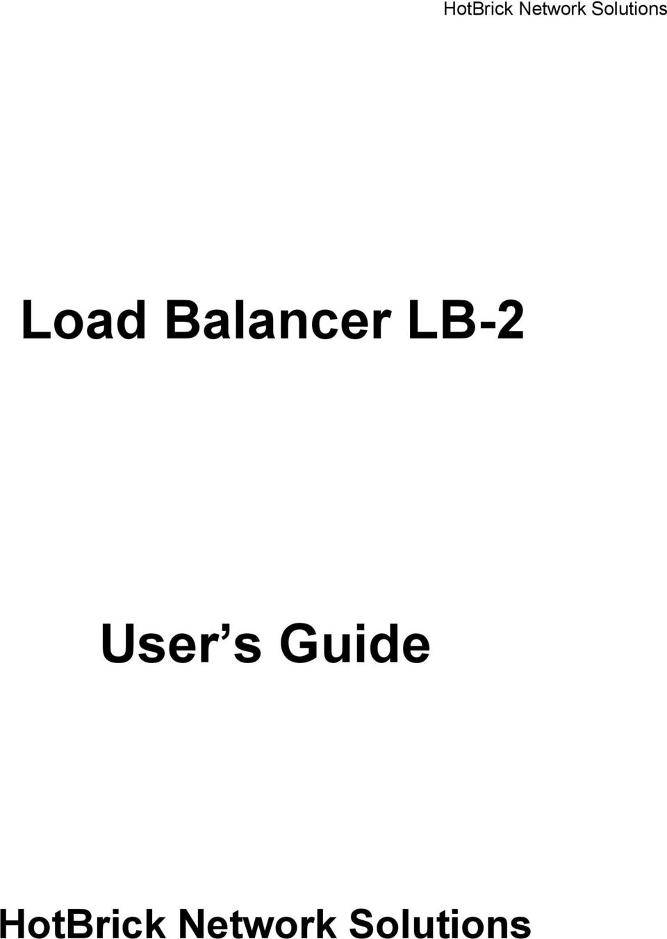 LB-2 User