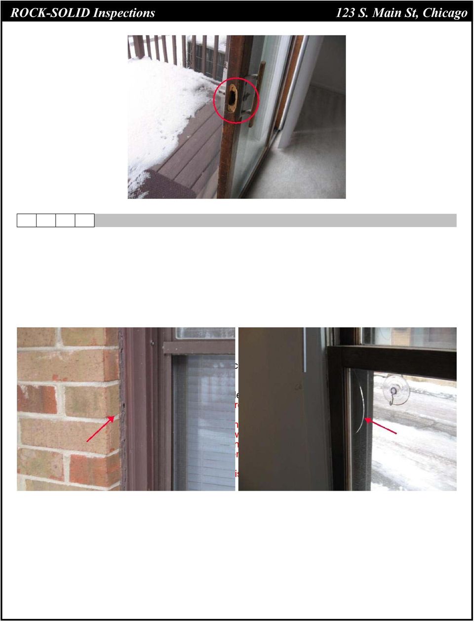 indicative of a thermal seal break. Window pane on living room window is cracked, repair needed.
