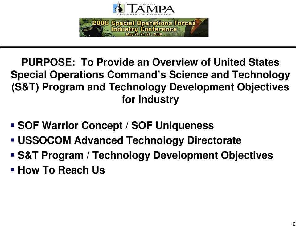 US Special Operations Command (USSOCOM) - PDF