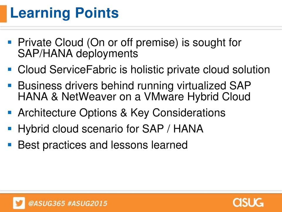running virtualized SAP HANA & NetWeaver on a VMware Hybrid Cloud Architecture