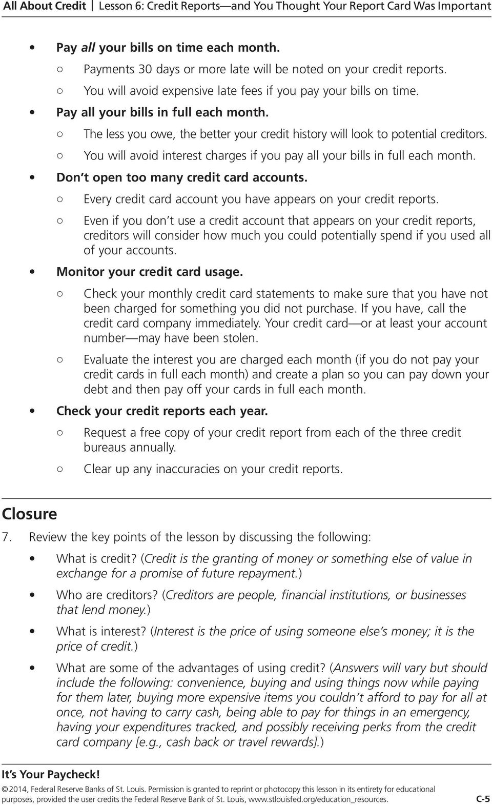 Don t open too many credit card accounts. Every credit card account you have appears on your credit reports.
