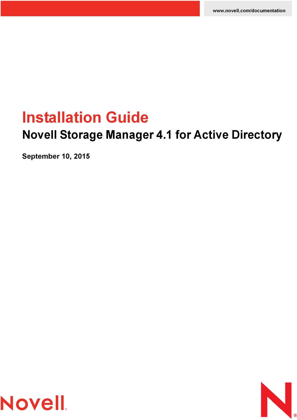 Installation Guide Novell