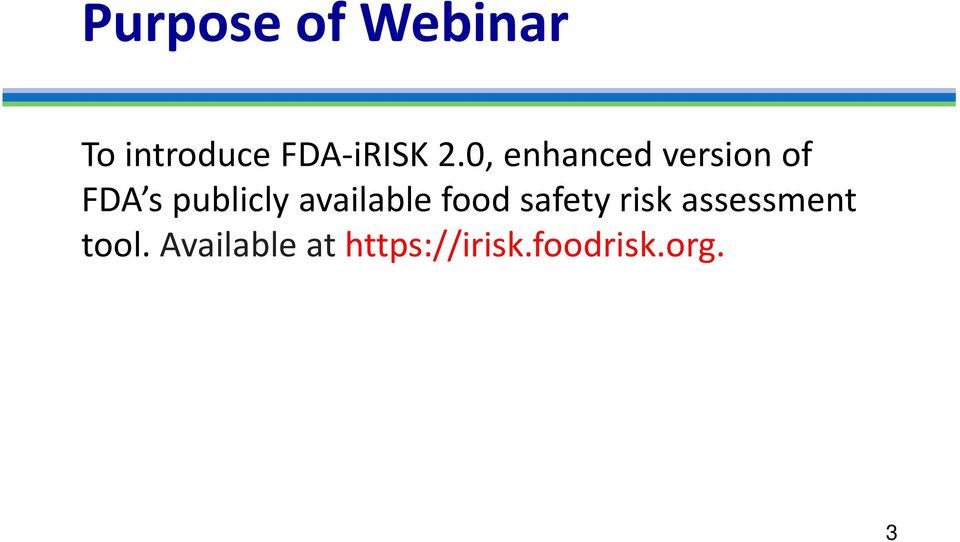 available food safety risk assessment