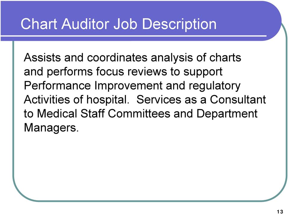 Medical Chart Auditor Jobs