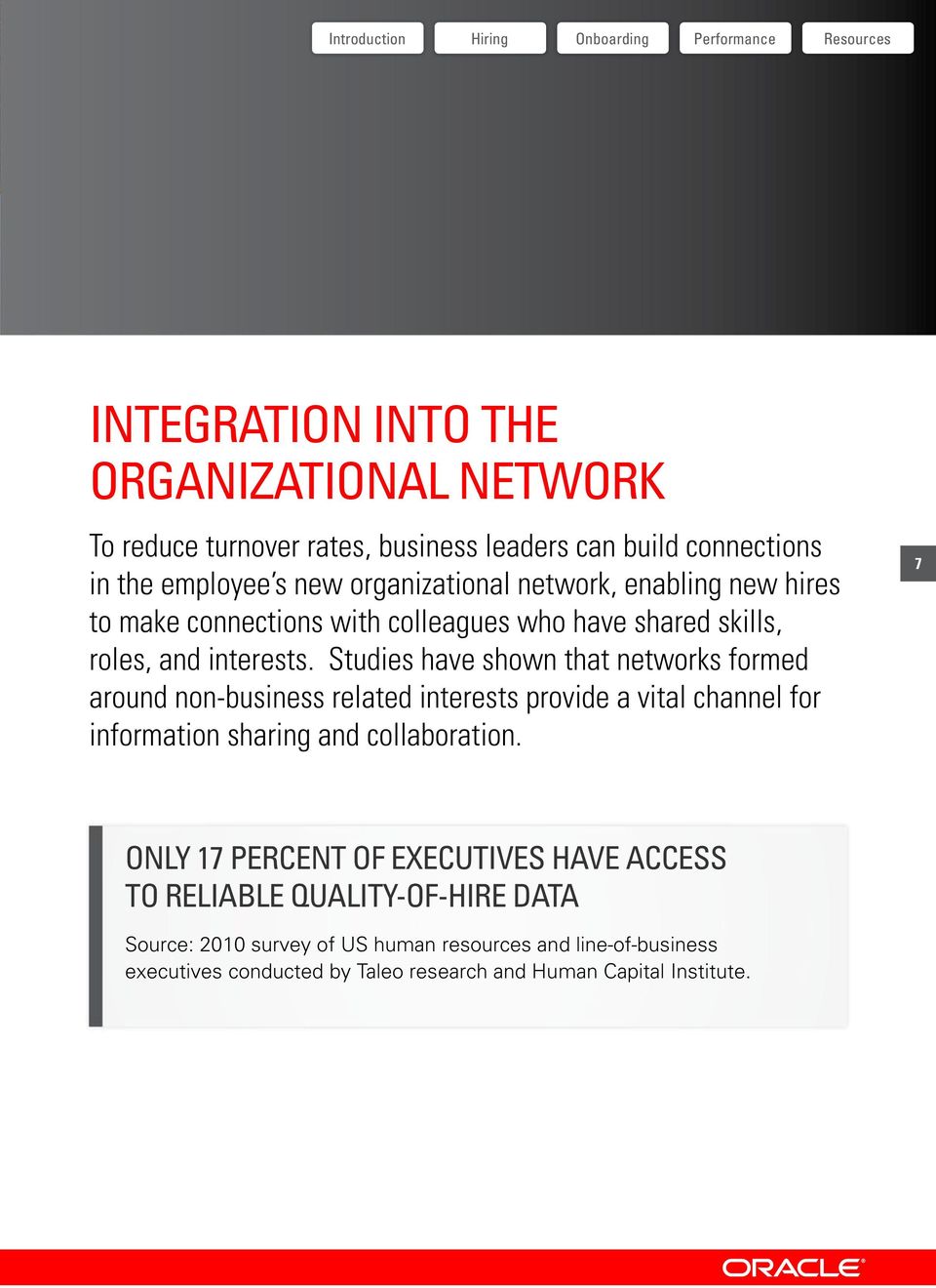 Studies have shown that networks formed around non-business related interests provide a vital channel for information sharing and collaboration.