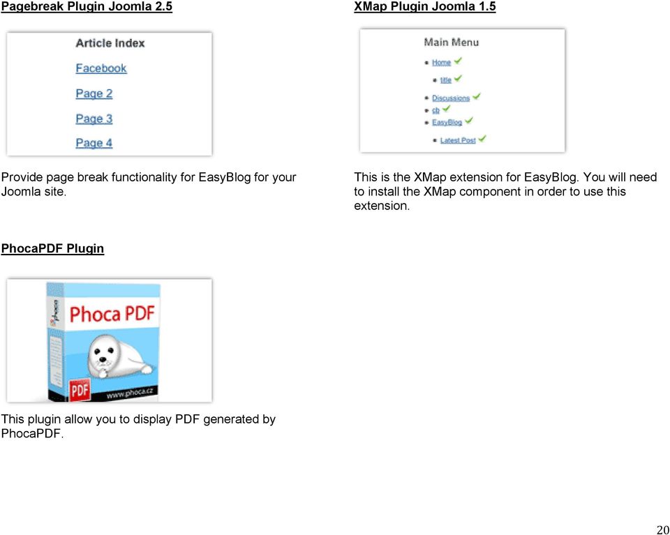 This is the XMap extension for EasyBlog.