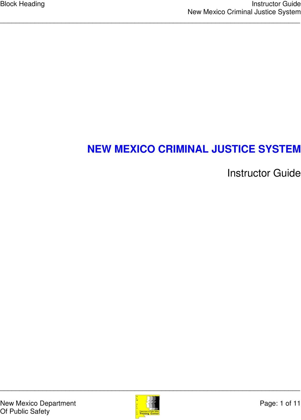SYSTEM New Mexico