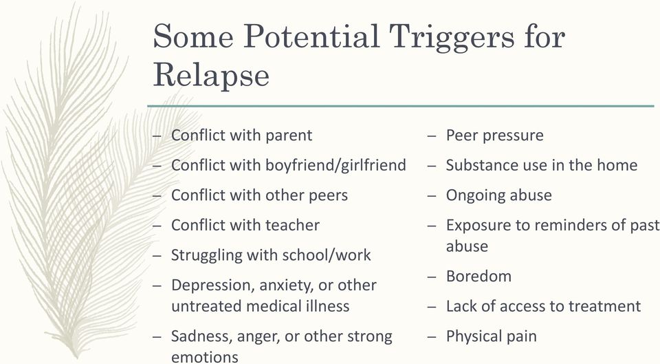 teacher Exposure to reminders of past Struggling with school/work abuse Depression, anxiety, or