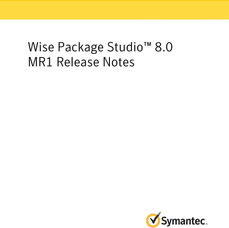 应用程序生命周期管理解决方案》(symantec wise package studio.