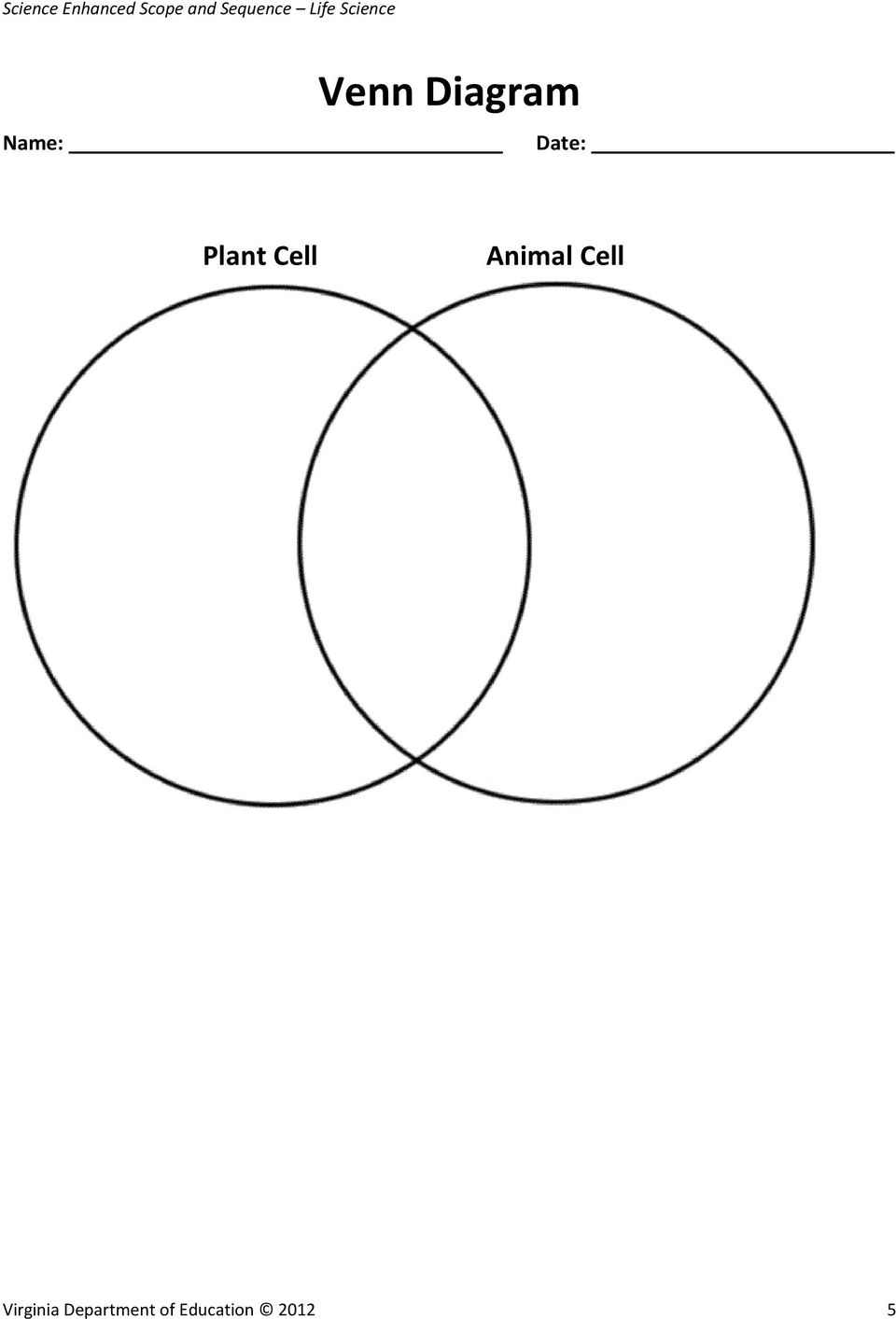 Animal Cell Virginia