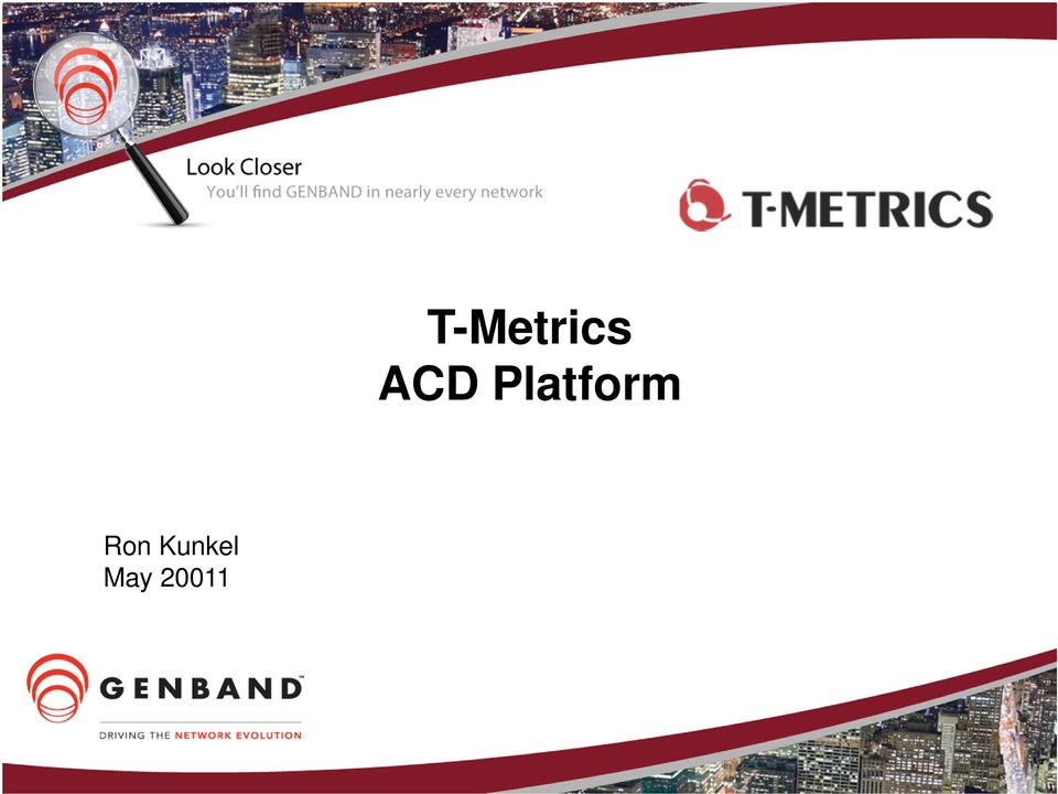 Ron Kunkel May T-Metrics ACD Platform - PDF Free Download