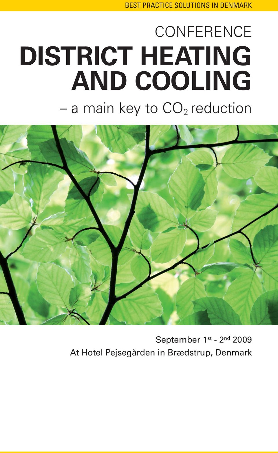 main key to CO 2 reduction September 1 st -