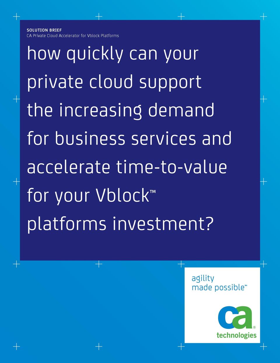increasing demand for business services and accelerate