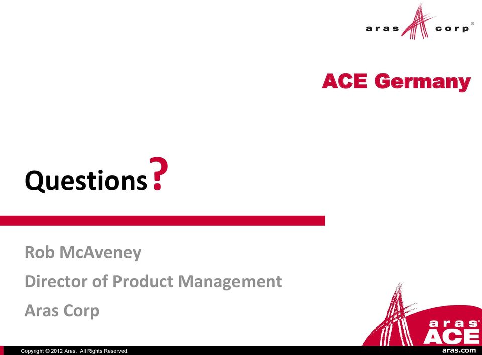 ACE Germany Questions?