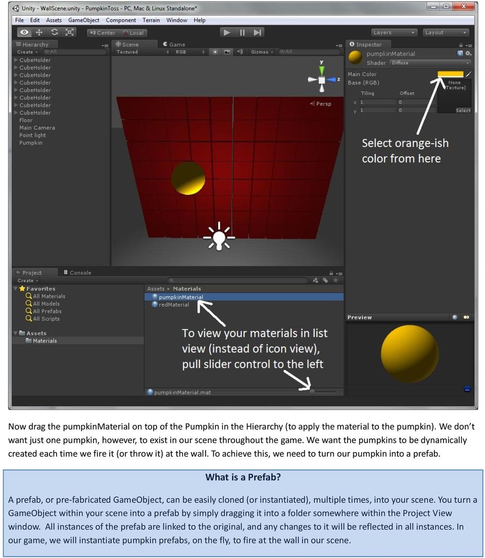 A Quick Introduction To Video Game Design In Unity The Pumpkin