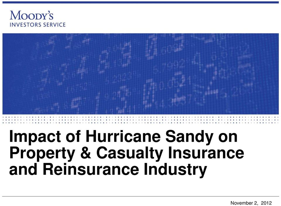 Casualty Insurance and