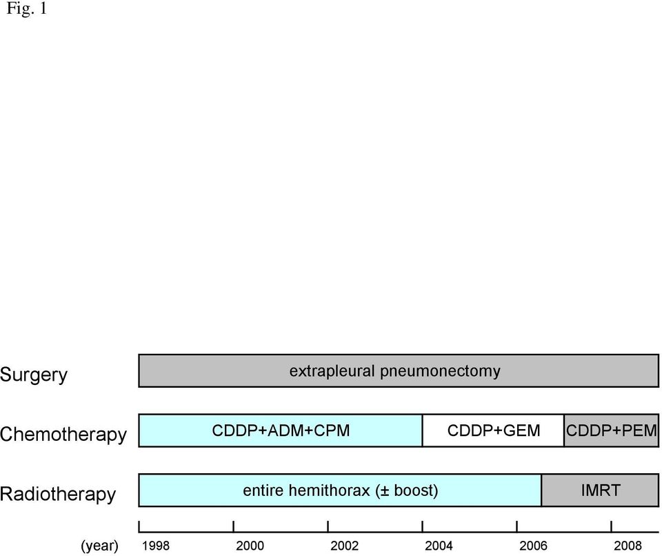 CDDP+PEM Radiotherapy entire hemithorax