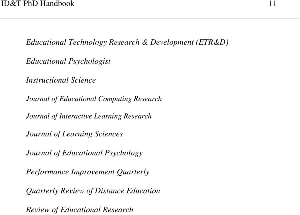 Interactive Learning Research Journal of Learning Sciences Journal of Educational Psychology