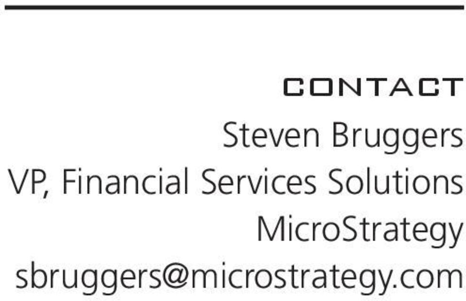 Solutions MicroStrategy