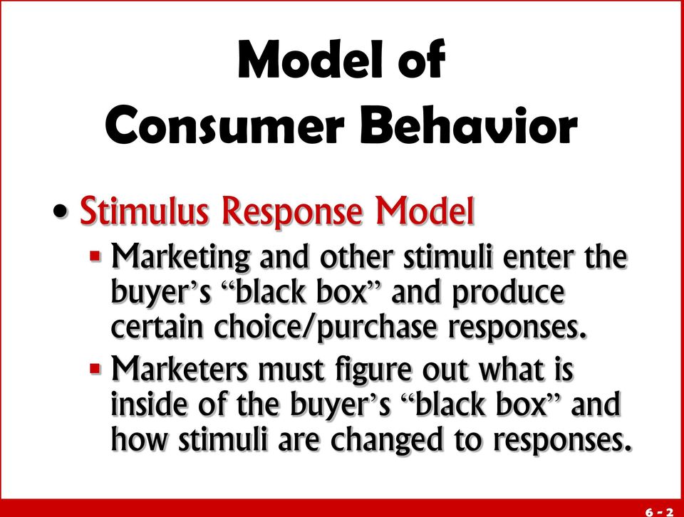consumer markets and consumer buyer behaviour