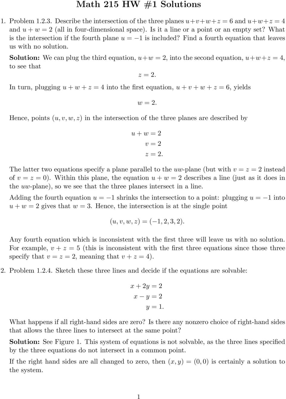 Solving Simultaneous Equations Using Matrices 2x2 Worksheet