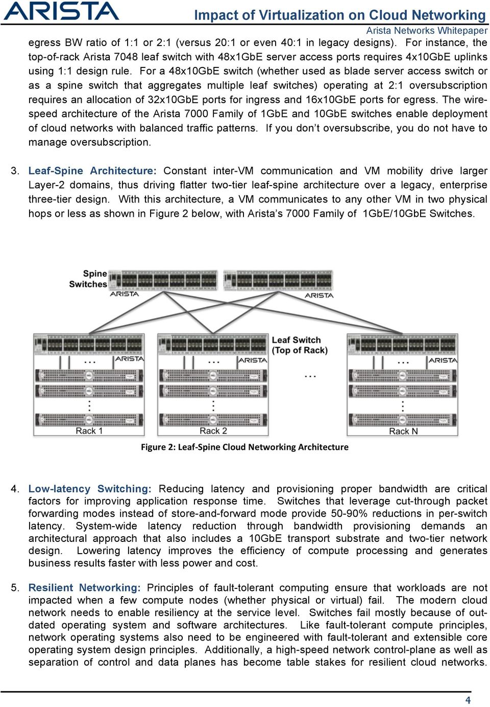 For a 48x10GbE switch (whether used as blade server access switch or as a spine switch that aggregates multiple leaf switches) operating at 2:1 oversubscription requires an allocation of 32x10GbE