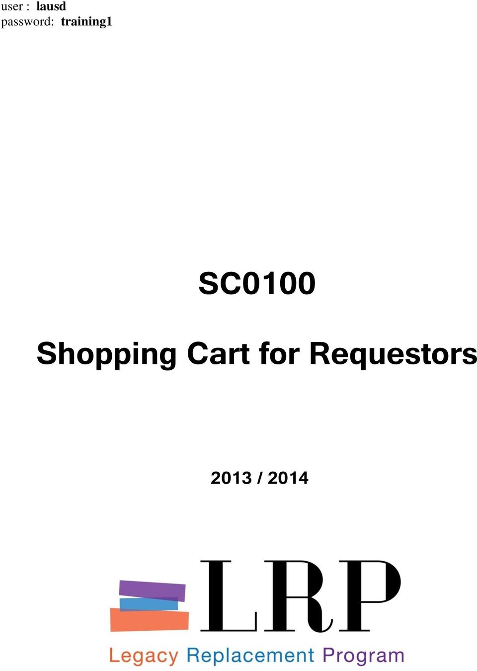 SC0100 Shopping